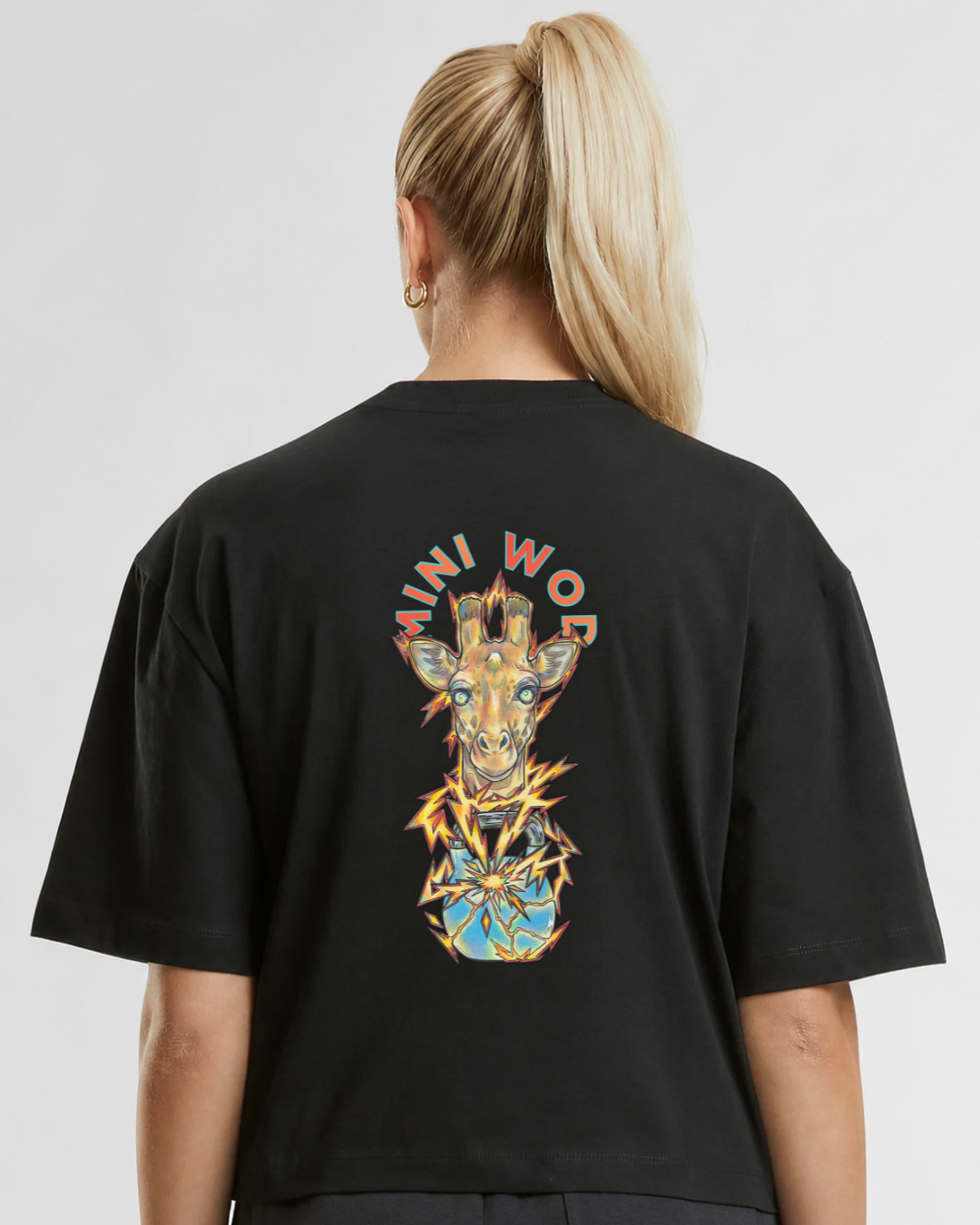 teeshirt adulte oversize girafe miniwod h/f teeshirt adulte oversize girafe miniwod h/f